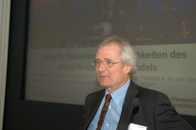 Wirtschaftstag des BVMW mit der Commerzbank Frankfurt am Main und dem Zentrum für Marketing des russischen Unternehmer – Verbandes RSPP, 05.09.2007 in Frankfurt/Main